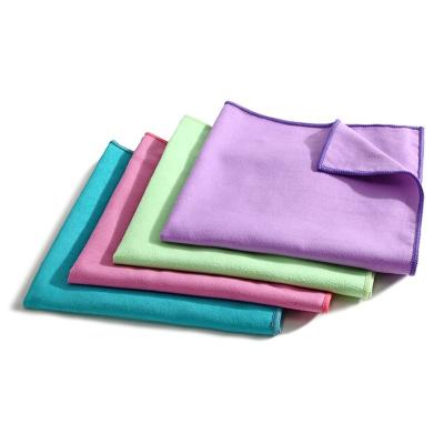 China Microfiber Suede Cleaning Cloth Glass Supplier (camera/computer/PC/LCD/jewelry lens glasses) 40*40cm for sale