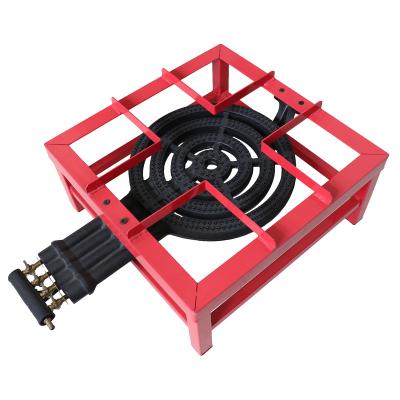 China Outdoor Single Burner Gas Range Cooktop Steel Table Burner for sale