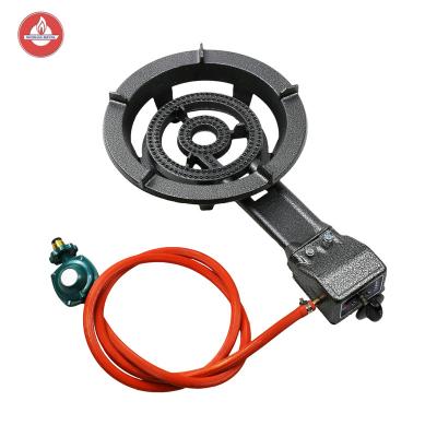 China Outdoor propane stove 1 burner with adjustable regulator and hose, ideal for wok cooking for sale