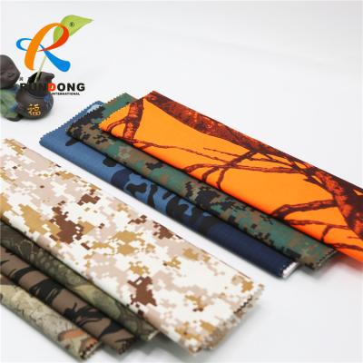 China Rundong Waterproof Sales Cheap Stock100 Cotton Deep Rips Water Proof Camouflage Uniform Fabric for sale