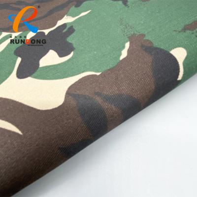 China Waterproof 100% Cotton Twill Fabric For Military Camouflage Fabric 270GSM for sale