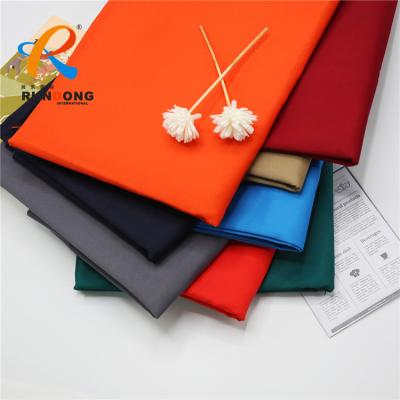 China Rundong Textile Gabardine Fabric Minimatt Cloth Waterproof Poplin Fabric For Workwear/Uniform for sale