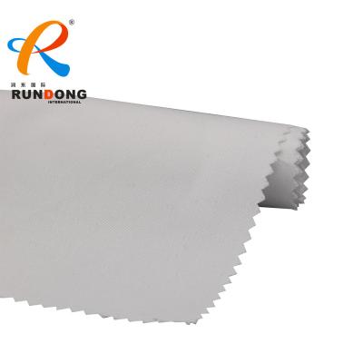 China Rundong Workwear Polycotton Raw Material TC 100 Polyester Cotton Spandex Wholesale Antistatic Drill Fabric for sale