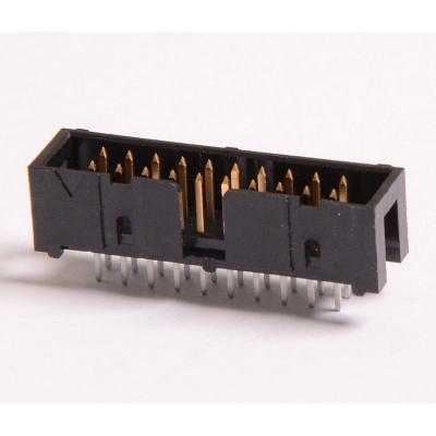 China Carimbando o conector 2,54 do encabeçamento da caixa terminal lance o preto ROHS de 20P H=9.0 PBT à venda