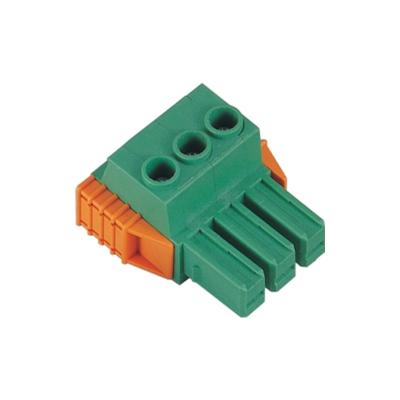 China Green Barrier Style Terminal Blocks , Feed Through / Din Rail Terminal Block for sale