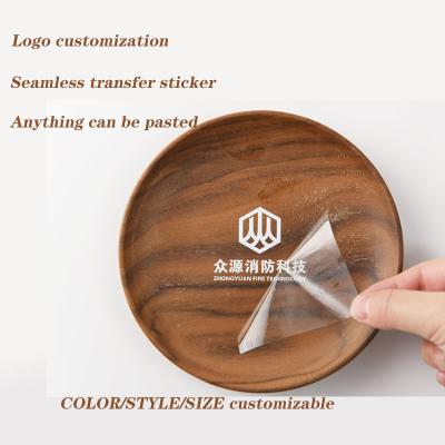 China All Materials Apply UV Custom Transparent Self Adhesive Label Logo Label Transfer Printing Tea Sticker Transfer Separate Pressure en venta