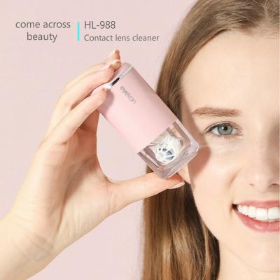 China Small and exquisite new design USB rechargeable high quality automatic contact lens cleaner electric ultrasonic contact lens cleaner for sale