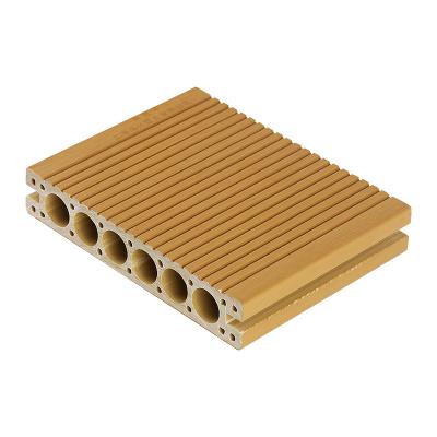 China Modern Anti-slip Anti-UV WPC Profiles Composite Tile Outdoor wpc Deck Flooring Materials Decking Decking for sale