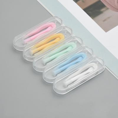 China Easy Carrying Wholesale High Quality Accessories Colorful Contact Lenses Case Box Stick and Tweezers Wearing Kits for Contact Lens Case for sale