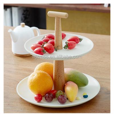 China Sustainable Wholesale 2 Tier Wedding Decorative Cake Stand, Hot New Products For 2015 for sale