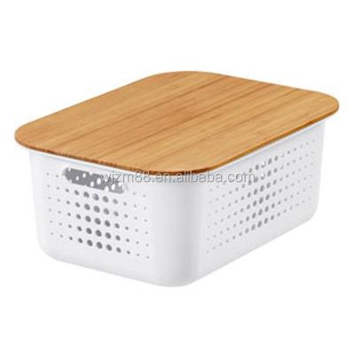 China Viable Custom Bamboo Jar and Canister Lids, Box and Basket Lids Wholesale for sale