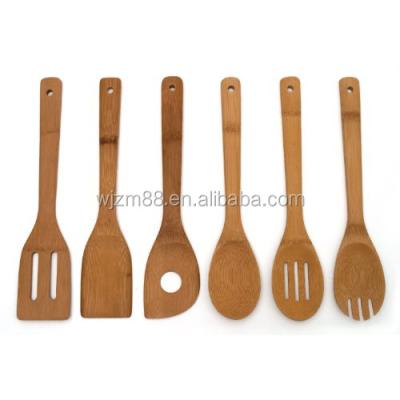 China Eco-friendly bamboo cocina utensilios, kitchen utensils set and cooking tools wholesale for sale