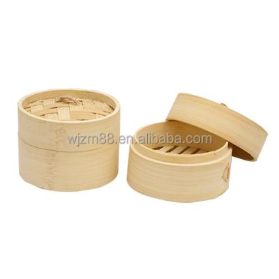 China Viable Round Bamboo Steamer for sale