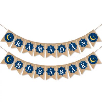 China Muslim Ramadan Decorations Mubarak Decoration Eid Mubarak Banner Ramadan Theme Party Ramadan Decorations for sale