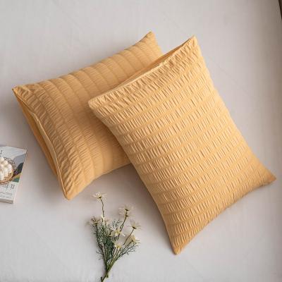 China Wholesale Anti-static Decorative Luxury Pillow Covers Crinkle Cotton Crepe Fabric for sale