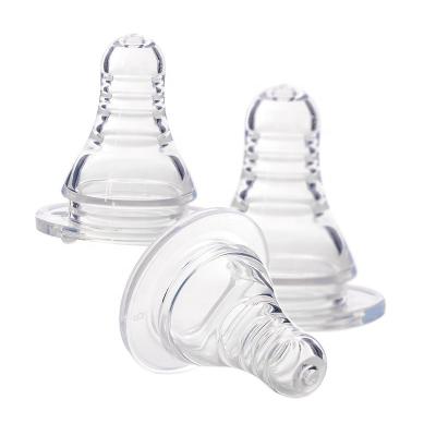 China BPA Free Standard Neck Silicone Nipple For Baby for sale