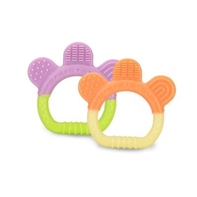 China Toy Develop Baby Intelligence Soft Grasping Sticks Safe Silicone Teethers for sale