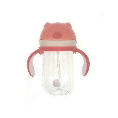 China BPA Free Baby Kids Tritan BPA Free Child Feeding Water Bottle Milk Drinking With Straw Sippy Cups for sale