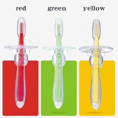 China Health Silicon - Toy High Quality Silicone Kids Soft Dental Toothbrushes for sale