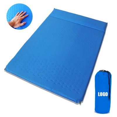 China Moisture Proof & Waterproof & Tear Proof Self Inflating Ultralight Camping Inflatable Double Sleep Pad Mat for sale