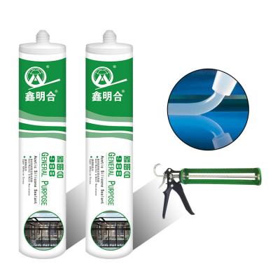 China 300ml MH988 Acid Sealant 100% Water Proof Acetic Caulking Silicone Adhesive Sealant for sale