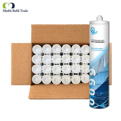 China Transportation MH6600 Caulk Sealant Clear Silicone Sealant For Mildew Resistant for sale