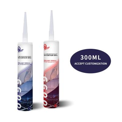 China High Bonding Strength MH6600 Neutral Sealant for Glass Bonding and Stone Glass Curtain Wall 300ml Cartridge for sale