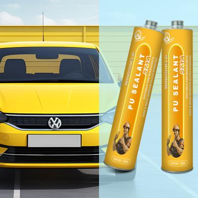 China MF MH571A PU Sealant Black Auto Car Bus Glass Waterproof Windshield Bonding Automotive Pu Window Sealant Adhesive Urethane Glue for sale