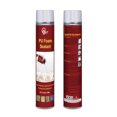 China Custom MH PU Foam Great Fireproof Door Frame Expanding Foam Spray Polyurethane Pu Bubble Foam for sale