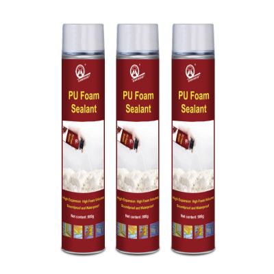 China Construction Heat-Resistant Polyurethane Foam Gap Filler Insulation Pu Foam Spray for Holes for sale