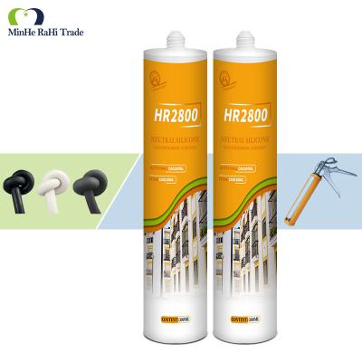 China Construction MH2800 Sealant Silicone OEM Neutral Weather Resistance Double Glass Aluminum Foil Leak Roof Structural Silicone Caulking Sealant for sale