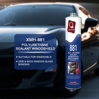 China MH881 Black Automotive Front Windshield Glass Polyurethane Sealant with Excellent Viscosity for sale