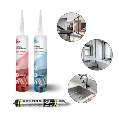 China MH995 280ml 300ml High Strength Silicone Glass Sealant for Woodwork Glass Weather-resistant Aging Resistance MF Mixture for sale