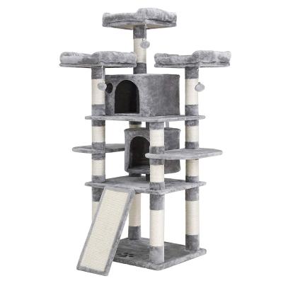 China Sustainable Factory Cheap Price 130 150 170cm Customized Modern Cat Scratcher Tree for sale