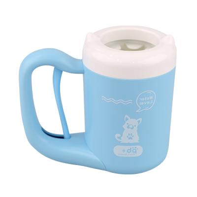 China Custom Outdoor Portable Private Label Dog Paw Foot Stocked Cleaner Cup for sale