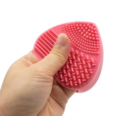 China Fashion Viable Wholesale Silicone Heart Shape Cleansing Brush Makeup Wash Brush Cleansing Brush for sale