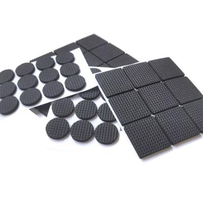 China Customized Self Adhesive Silicone/Non Slip Rubber Furniture Bumper Used Transparent/Black Silicone Rubber Foot Anti-Slip Pad for sale