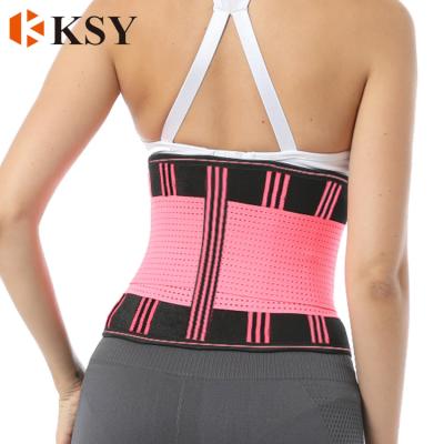 China Durable Women Waist Trainer Belt Waist Trimmer Slimming Body Shaper Hot Sweat Belts Workout Sports Belts for sale