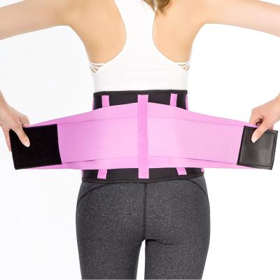 China Goods 2021 Hot Sale Neoprene Waist Trimmer Slimming Belt Medical Elastic Adjustable Waist Support Belt for sale