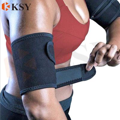 China Breathable Neoprene S M L Adjustable Elasticity Exercise Fitness Sweat Arm Trimmers Custom Logo For Man And Woman for sale