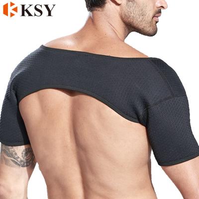 China Breathable Double Shoulder Support Adjustable Design Shoulder Wrap Neoprene Shoulder Protector for sale