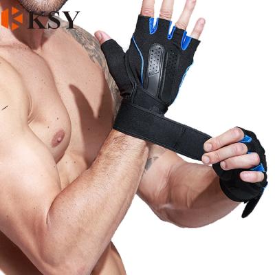 China Hot Selling Non-slip Recycling Neoprene Weight Lifting Gloves Half Finger Gym Exercise Training Weightlifting Gloves Cycling Gloves for sale