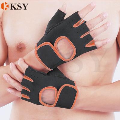 China Gym Exercise Training Weightlifting Fitness Finger Men Women Women Professional Yoga Non-Slip Exercise Gloves Half Operate Weightlifting Hand Protector Retraining Accessory for sale