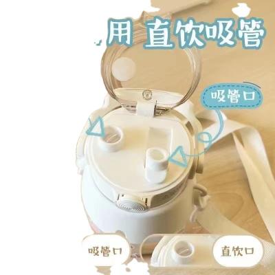 China Sustainable Plastic Drinking Cup Double Male And Female Student Portable Feng Shui Cup for sale