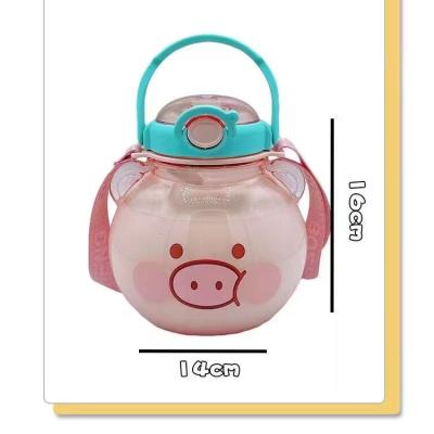 China Sustainable High Temperature Resistant Kids Straw Sports Kettle Student Summer Belly Cup for sale