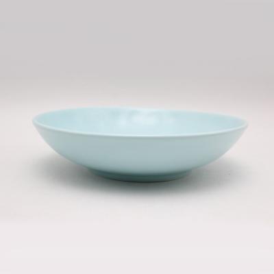 China Sustainable Wholesale Customized White Soup Salad Bowls Porcelain Ceramic Bowl for sale