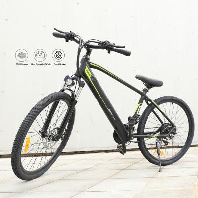 China USA 500W 27.5Inch Aluminum Alloy Selling Ebike Electric Bicycle Powerful Hot Tire Current Electric Bike For Adults for sale