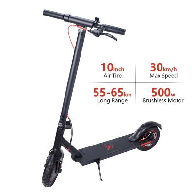 China Wholesale Electric Adult Electric Kick Scooters 10Inch 500W 36V Folding EU USA Electric Scooter Unisex Smart UK Current for sale