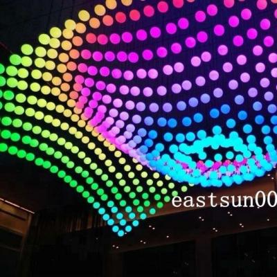 China Pioneer Eastsun Sports Stadiums Manufacturer Winch LED orbisfly DMX Lift Ball Kinetic RGB Color Stage Lights DJ Equipment for sale