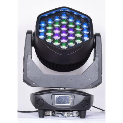 China Integrated Folding Clamps Stage Lighting Disco Light 37X15W 4in1 Fast Zoom LED Moving Head for sale